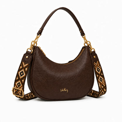 Bolso Vélez Luna de Cuero Legítimo - Precio Exclusivo De Lanziamiento 🎁