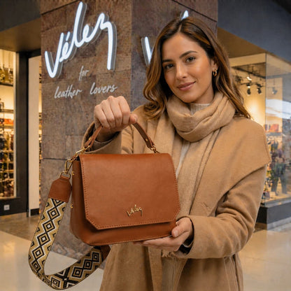 Bolso Carriel Vélez de Cuero Premium - Precio Exclusivo De Lanziamiento🎁