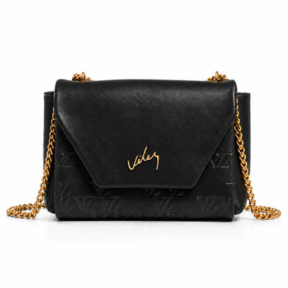Bolso Vélez Bowling™ de Cuero Premium y Cadena Dorada - Lote Exclusivo con 75% de Descuento