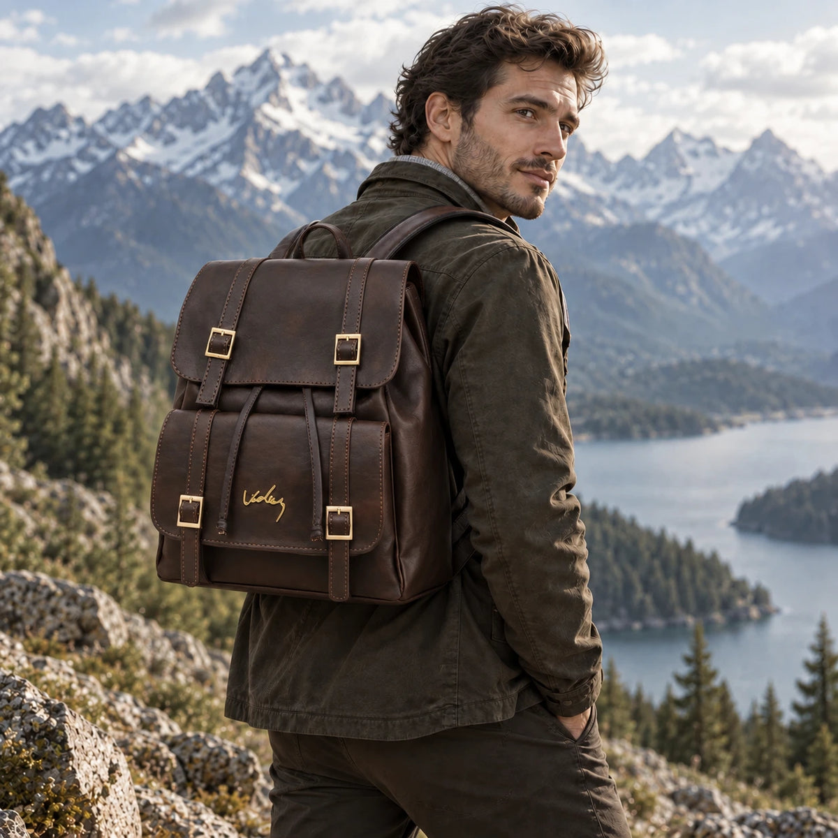 Morral Vélez de Cuero Premium Hombre – Lote Exclusivo con 70% de Descuento